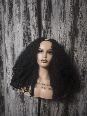 V Part Curly Wig