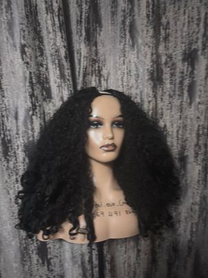 V Part Curly Wig