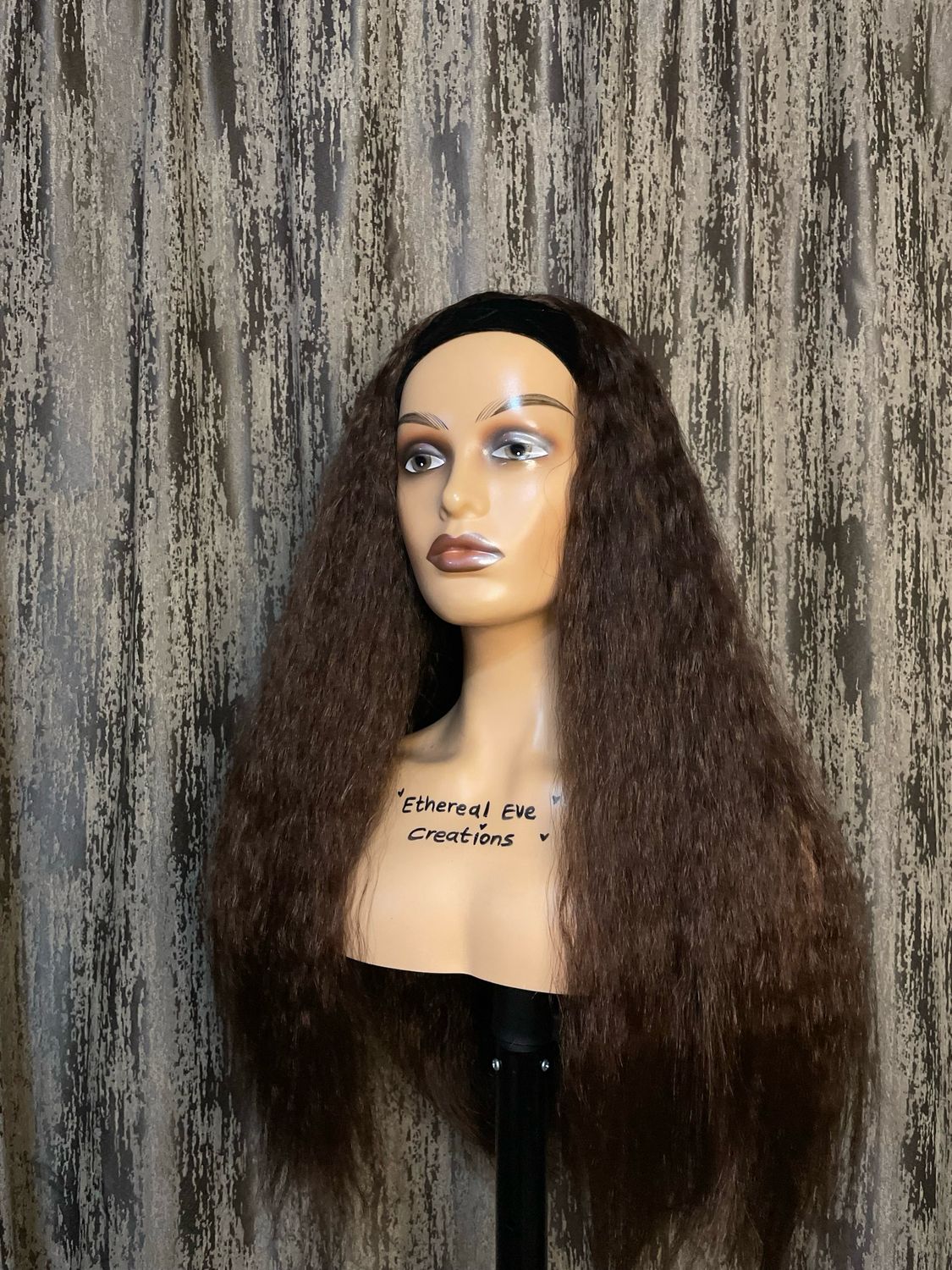 Kinky Curly Headband Wig
