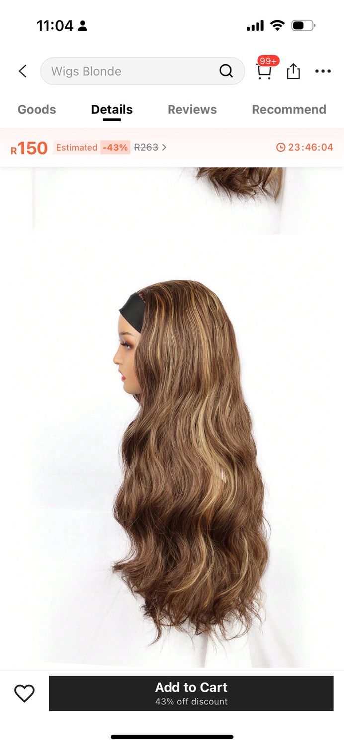 Britney Piano Hair Band Wig