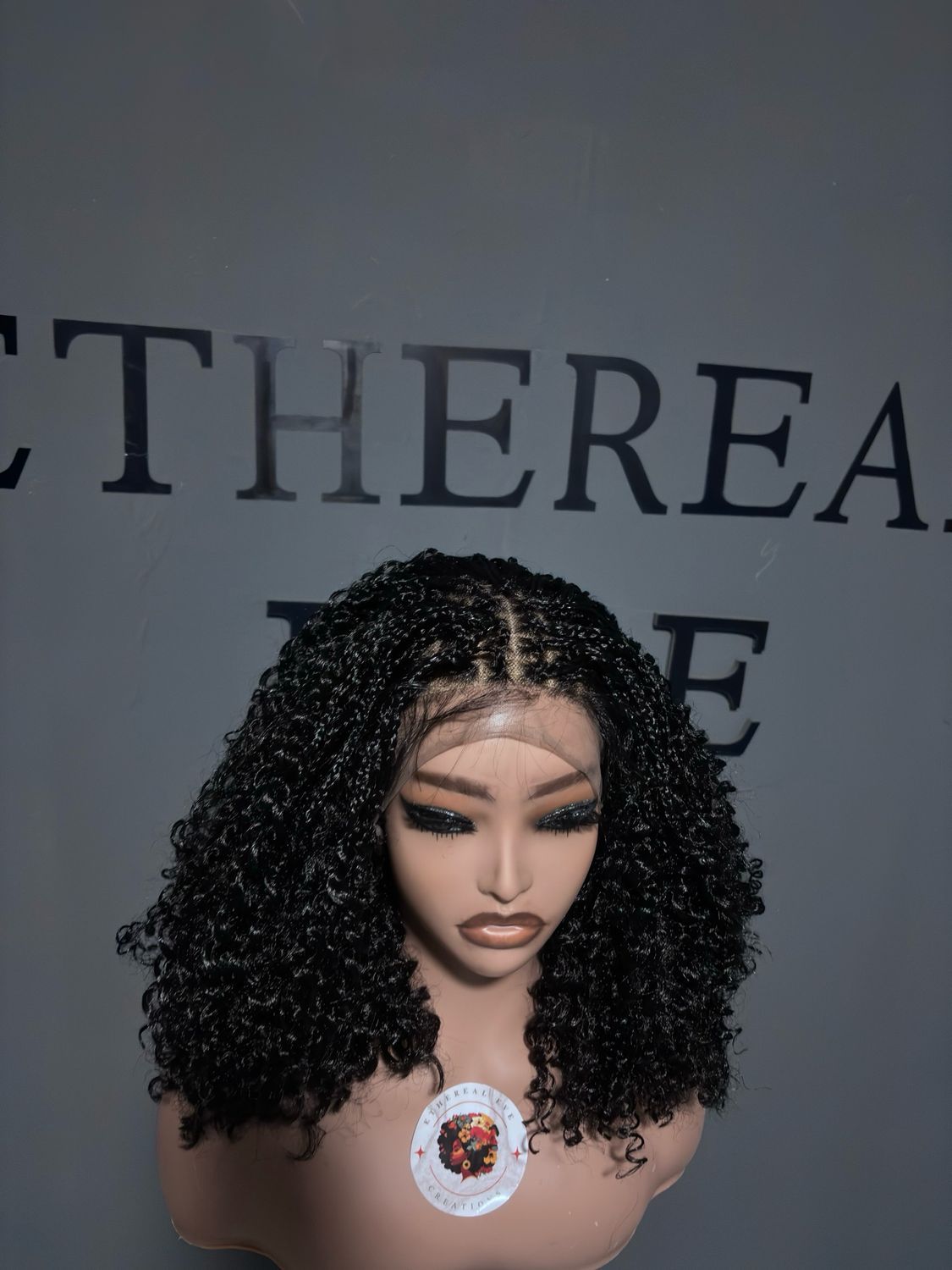 Curly Braided Bob