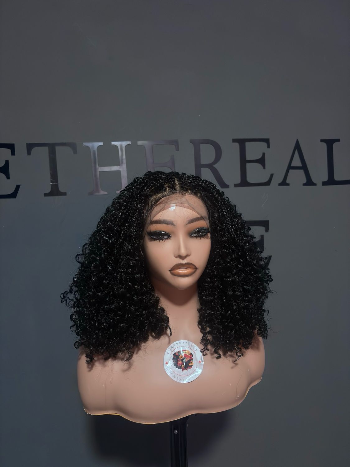 Curly Braided Bob