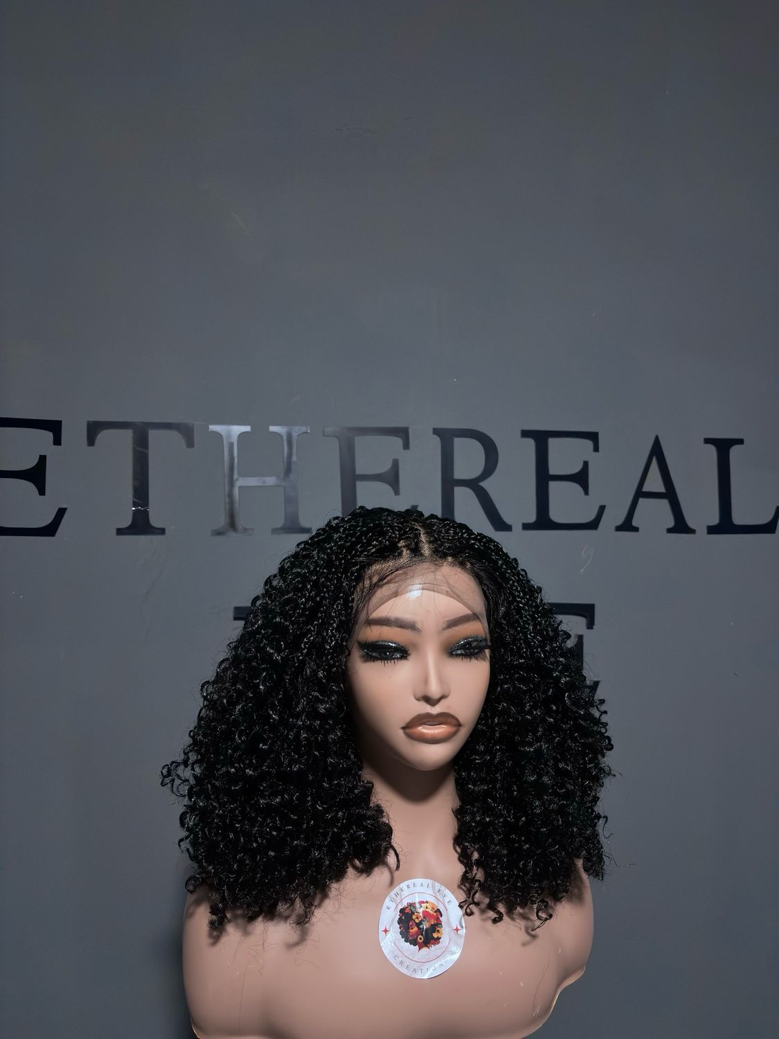 Curly Braided Bob