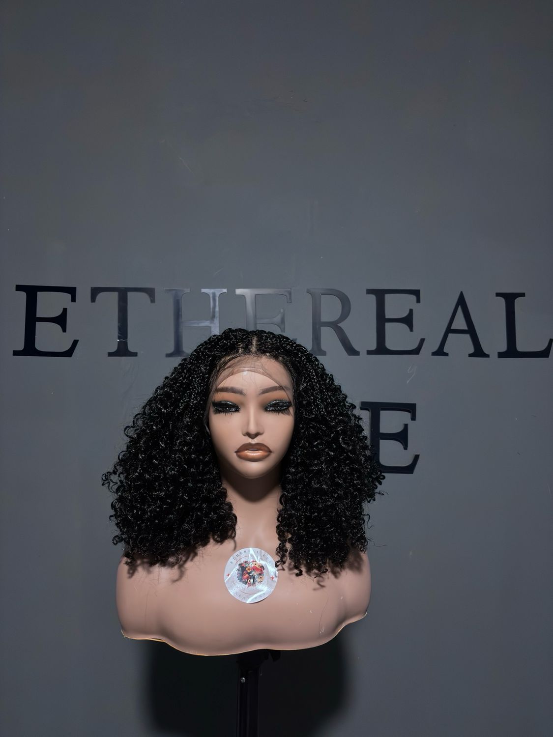 Curly Braided Bob