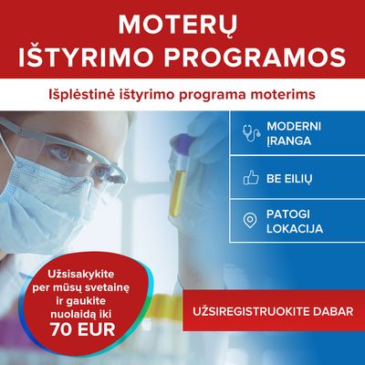 Išplėstinė ištyrimo programa moterims
