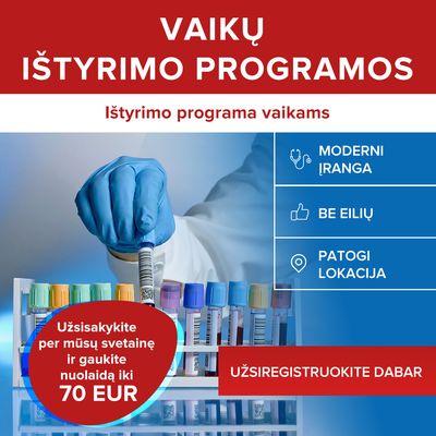 Ištyrimo programa vaikams