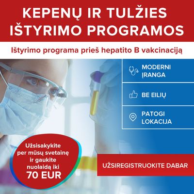 Ištyrimo programa prieš hepatito B vakcinaciją