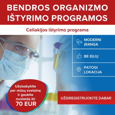 Celiakijos ištyrimo programa