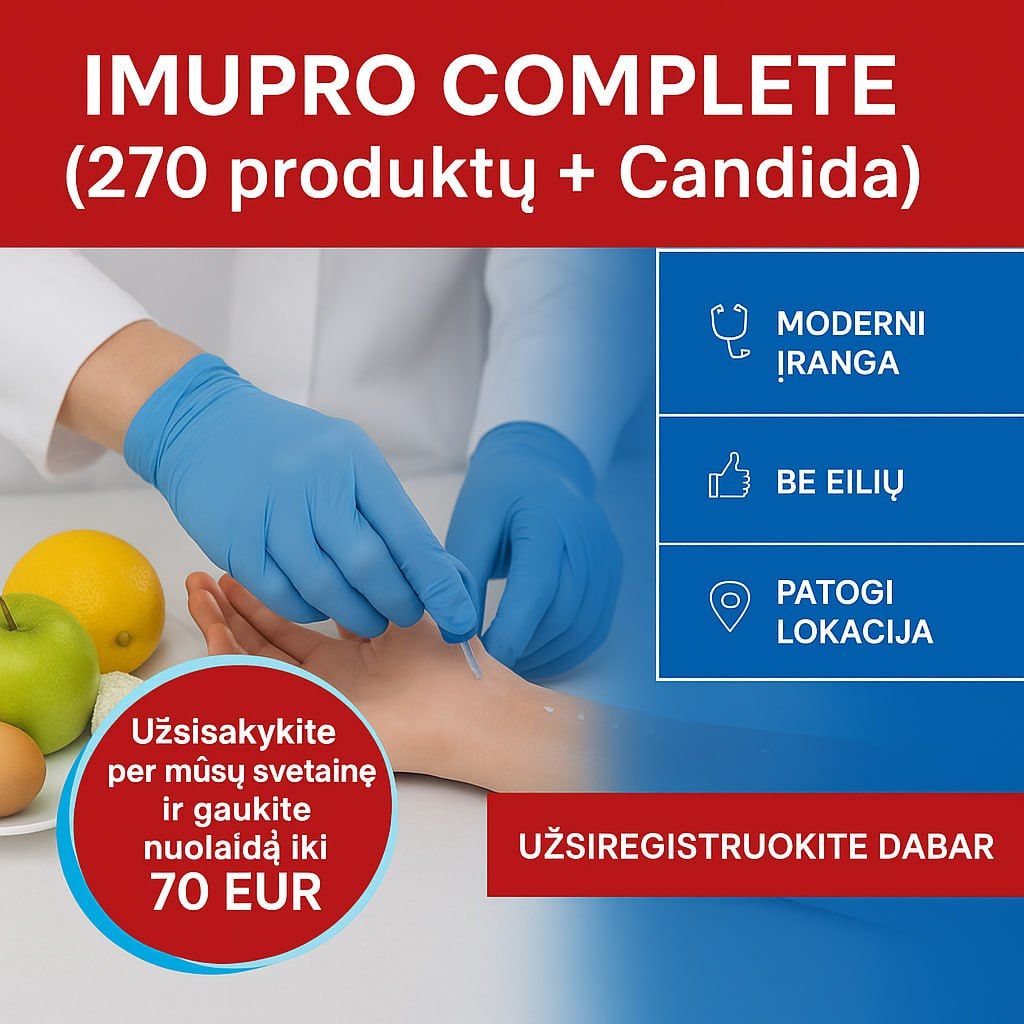 ImuPro Complete (270 produktų + Candida)