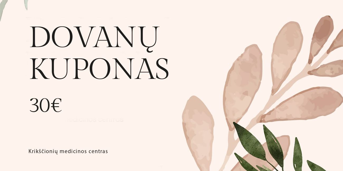Dovanų kuponas 30EUR