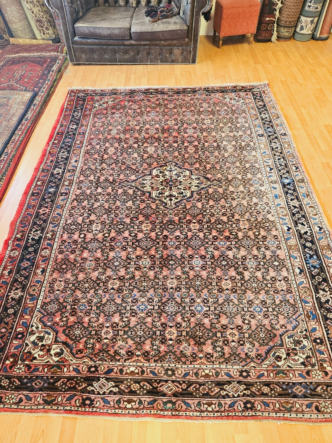 Perzisch Handgeknoopt Hamadan Tapijt