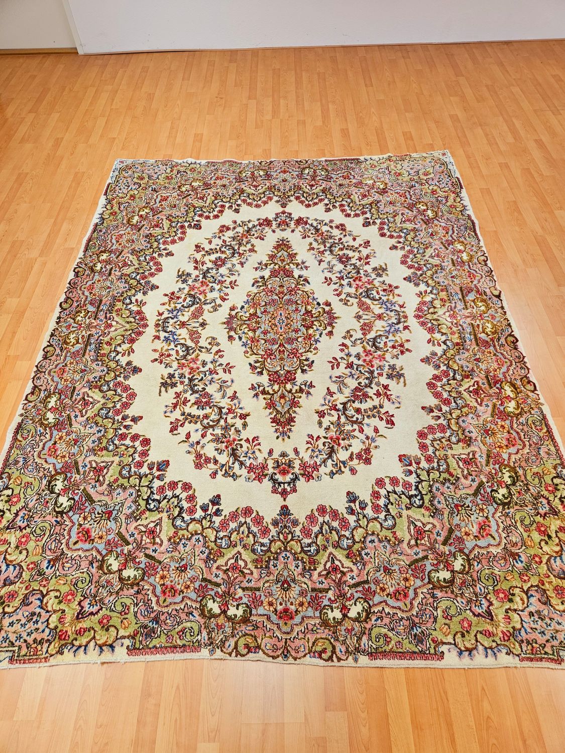 Perzisch Handgeknoopt Kirman Tapijt