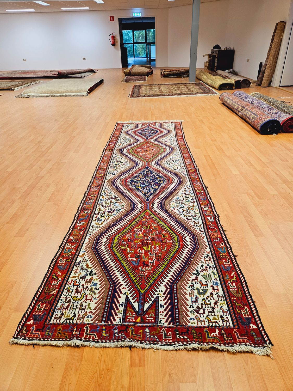 Perzisch Handgeweven Shasawan Loper
