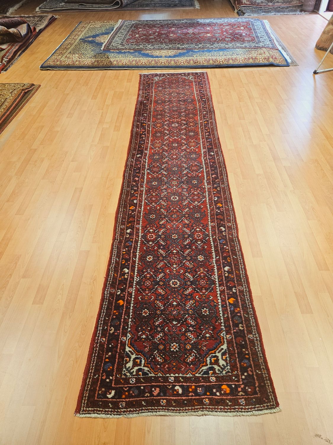 Perzisch Handgeknoopte Hamadan Loper