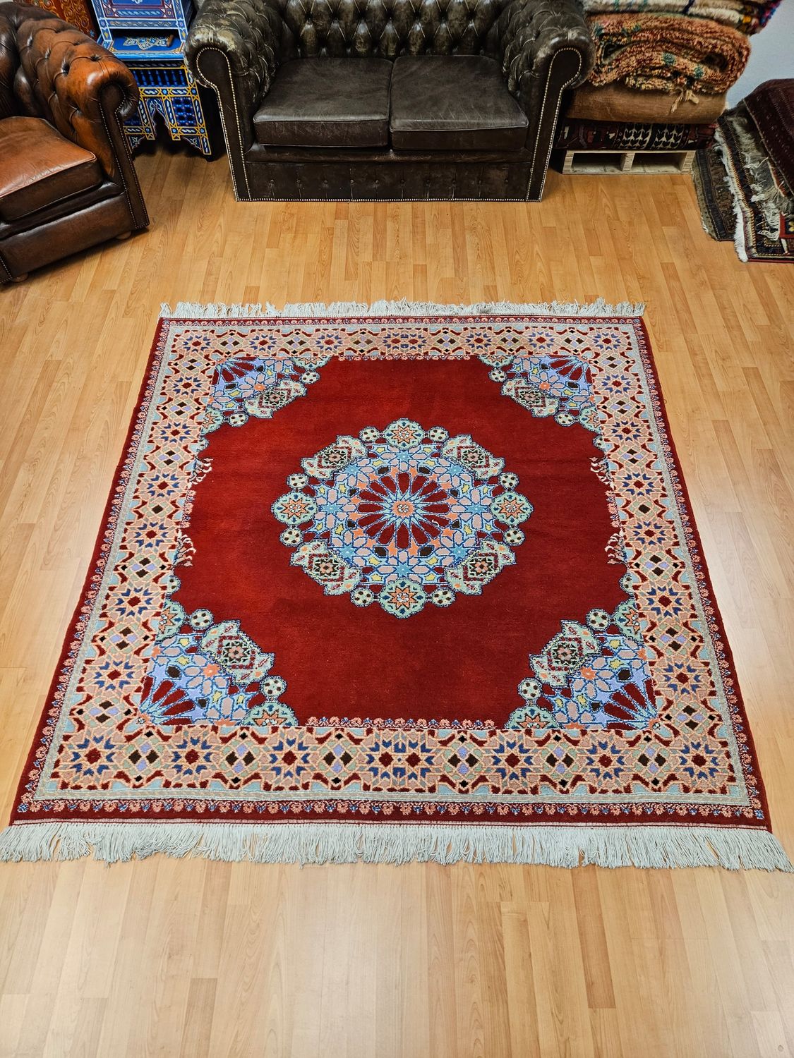 Handgeknoopt Berber Tapijt