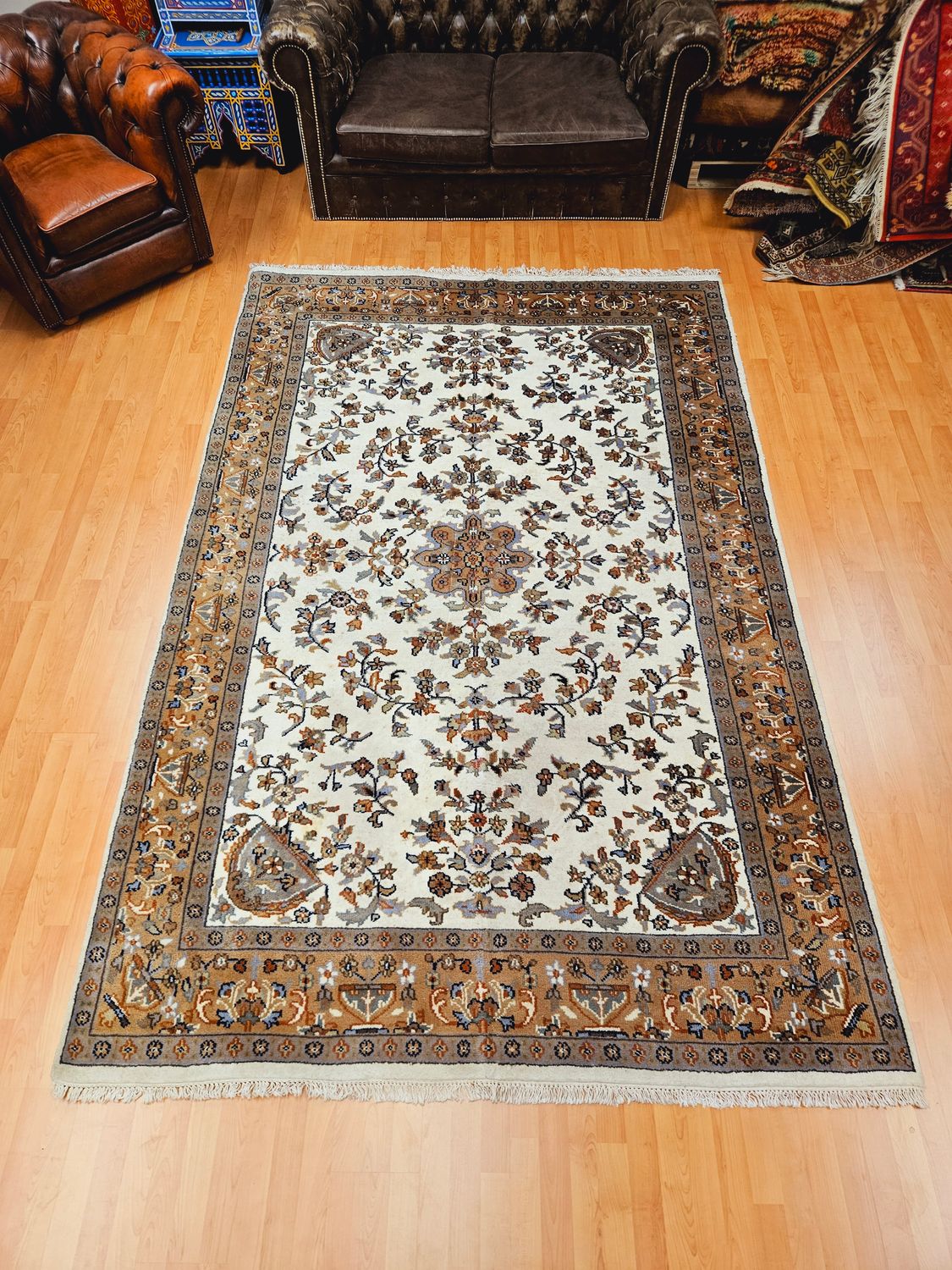 Perzisch Handgeknoopt Tabriz Tapijt