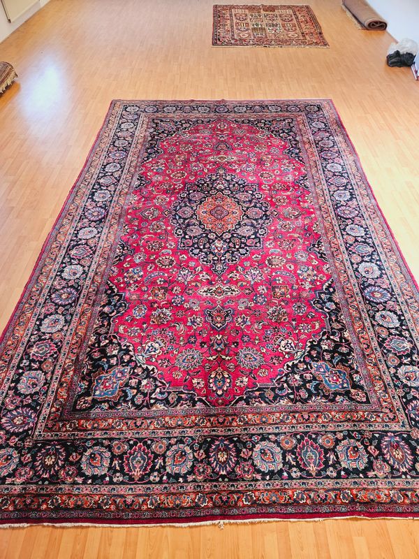 Perzisch Handgeknoopt Meshed Tapijt