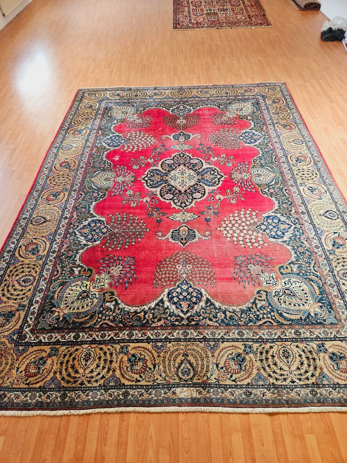Perzisch Handgeknoopt Tabriz Tapijt
