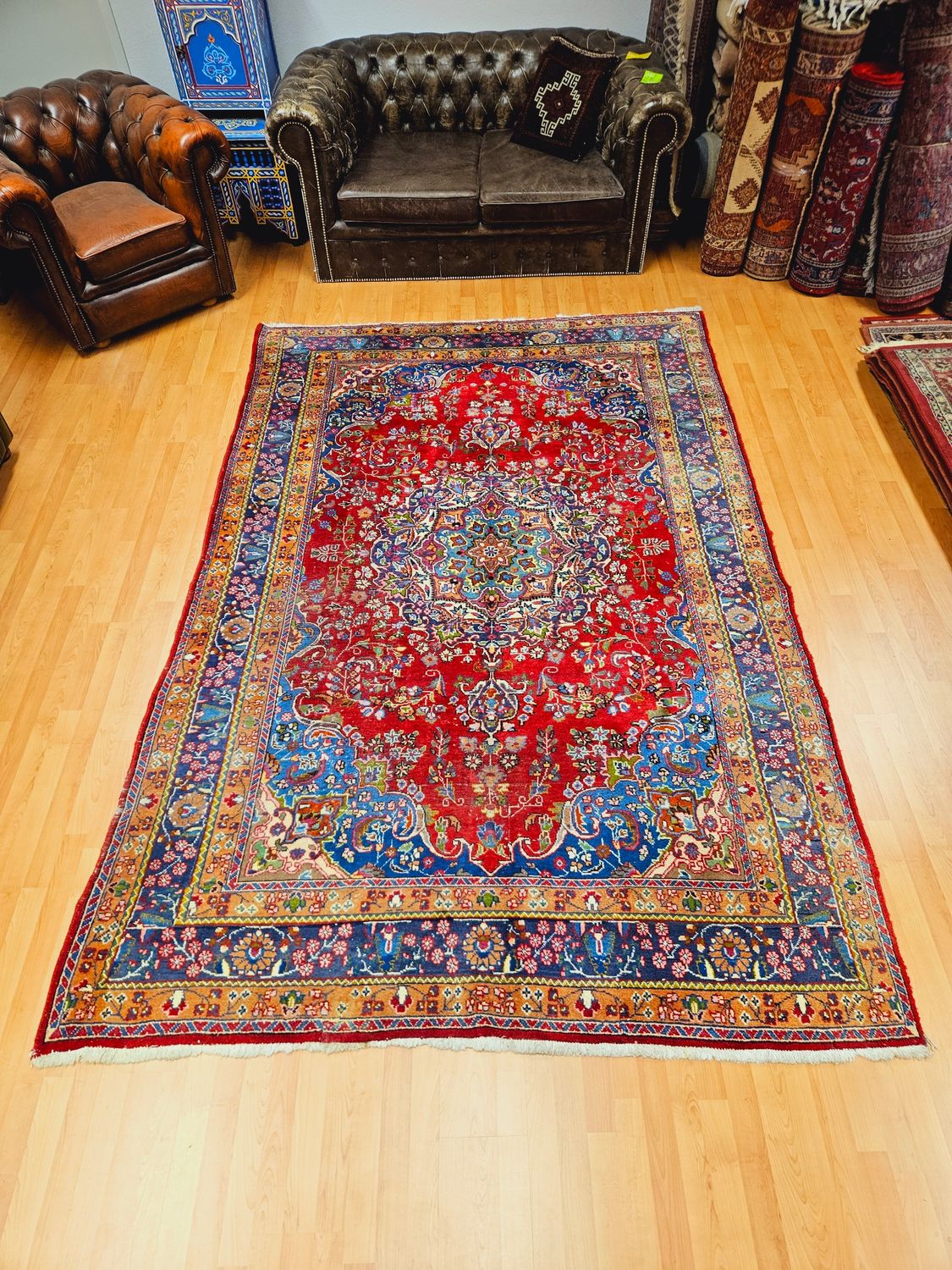 Perzisch Handgeknoopt Tabriz Tapijt