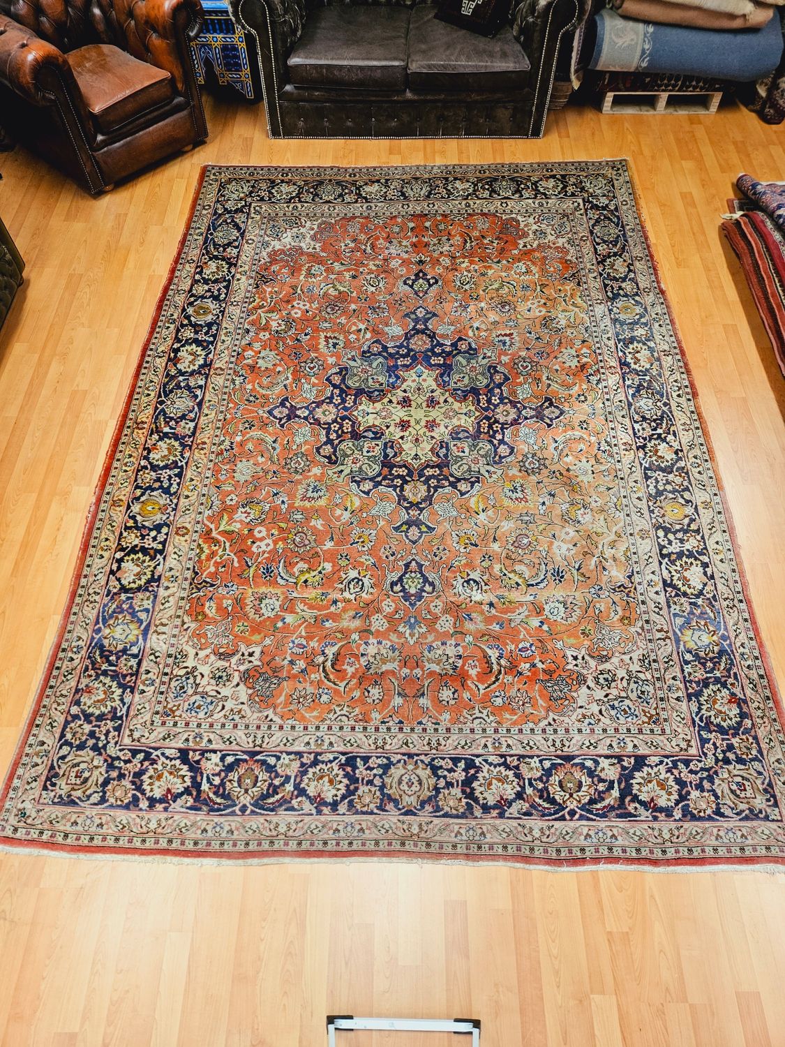 Perzisch Handgeknoopt Tabriz Tapijt