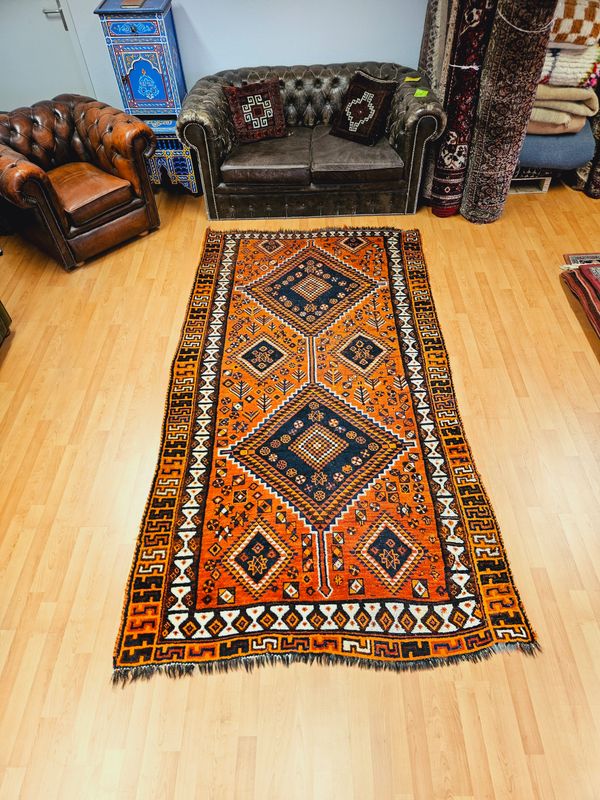 Perzisch Handgeknoopt Quasqai Tapijt