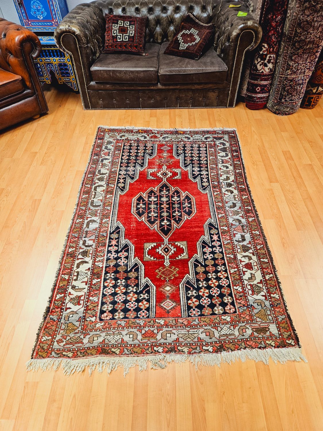 Perzisch Handgeknoopt Mazlaghan Tapijt