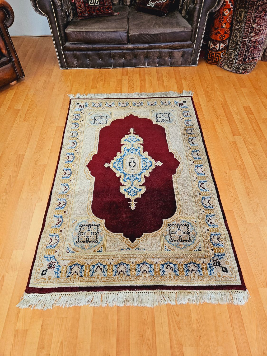 Perzisch Handgeknoopt Kirman Tapijt