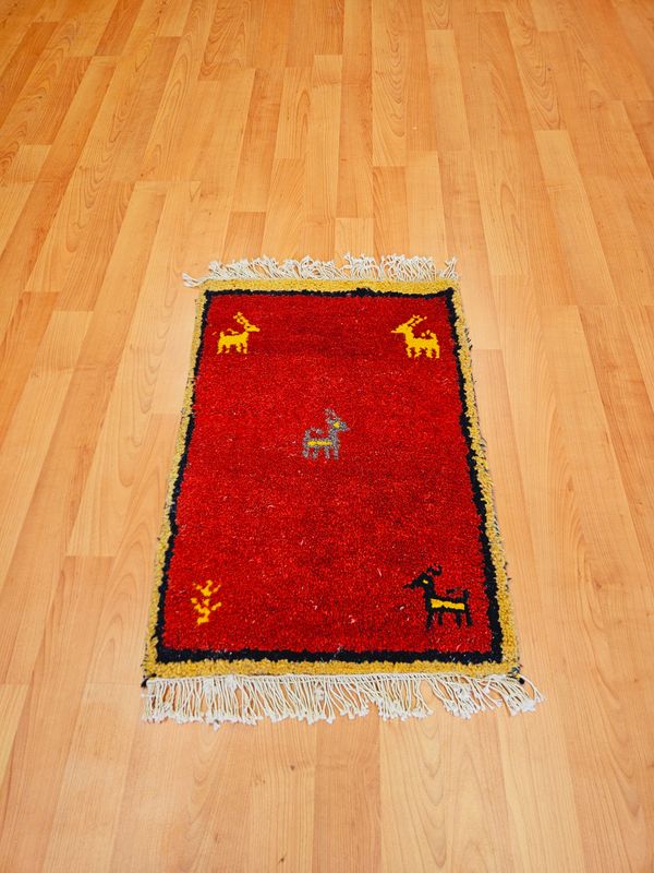 Perzisch Handgeknoopt Gabbeh Tapijt