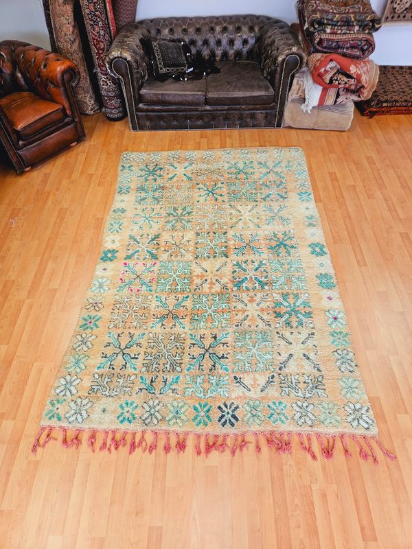 Handgeknoopt Berber Tapijt