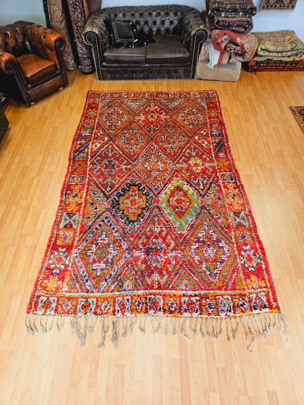 Handgeknoopt Berber Tapijt