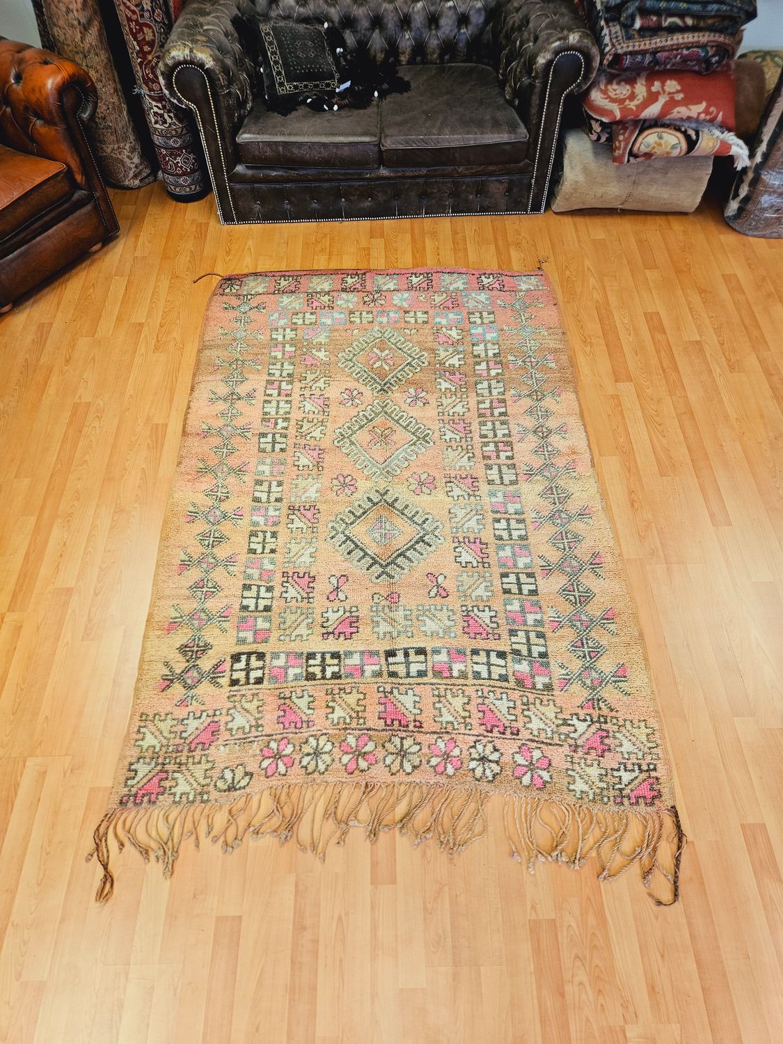 Handgeknoopt Berber Tapijt