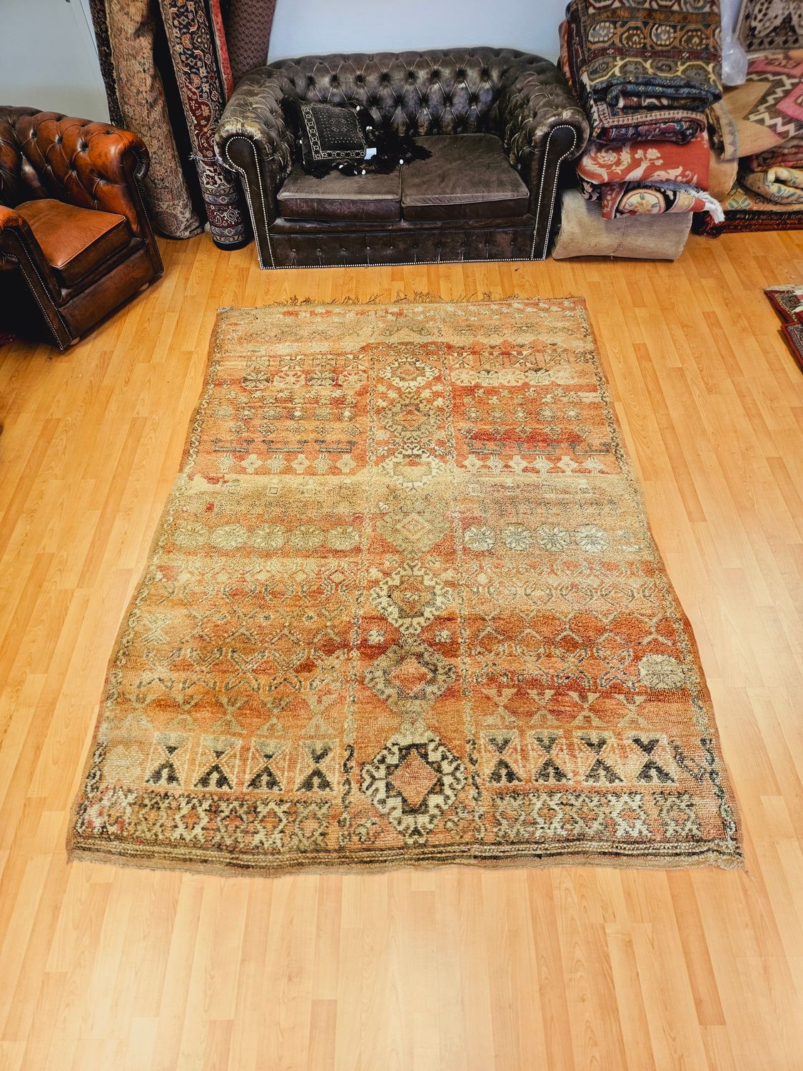 Handgeknoopt Berber Tapijt
