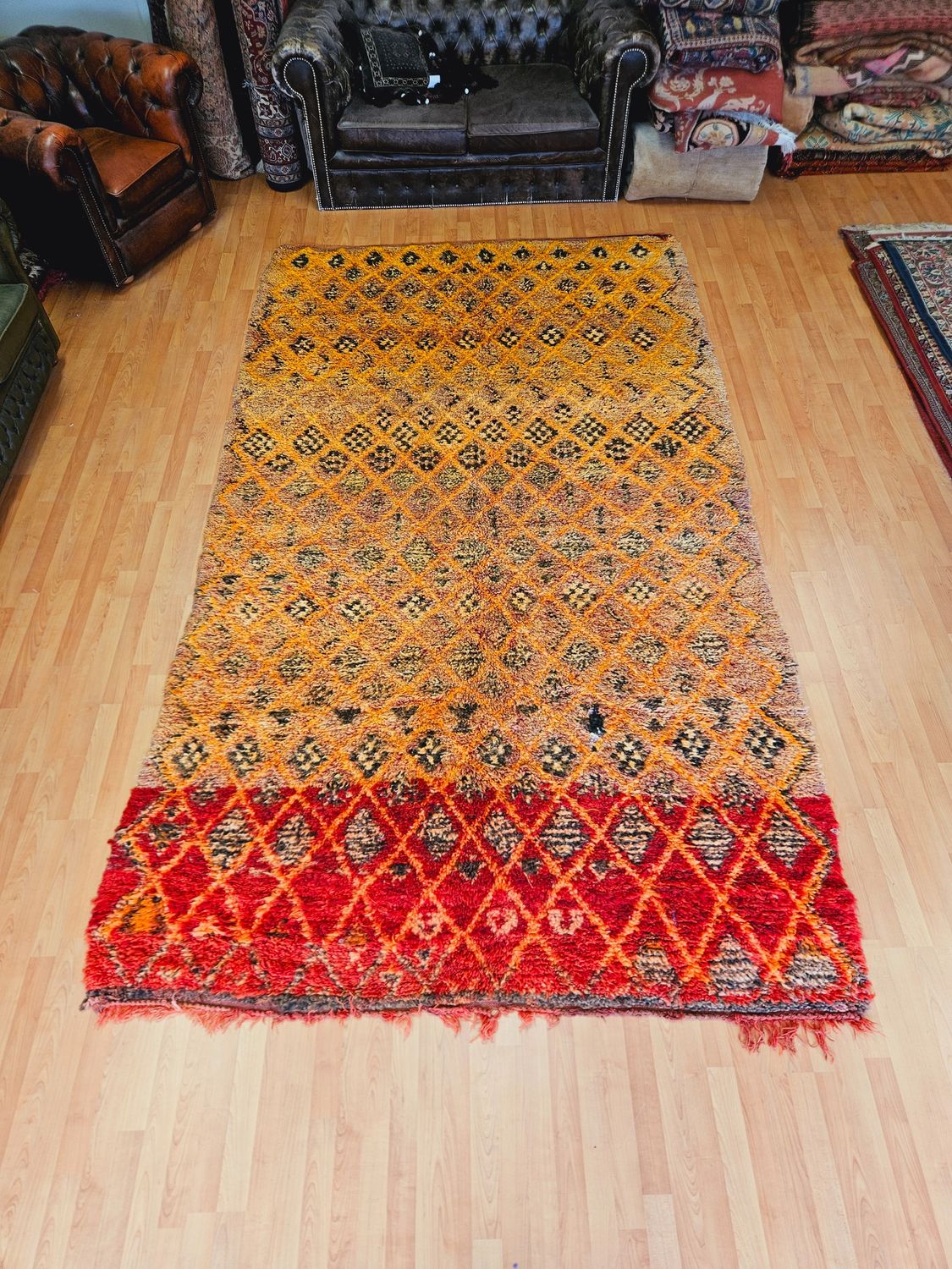 Handgeknoopt Berber Tapijt