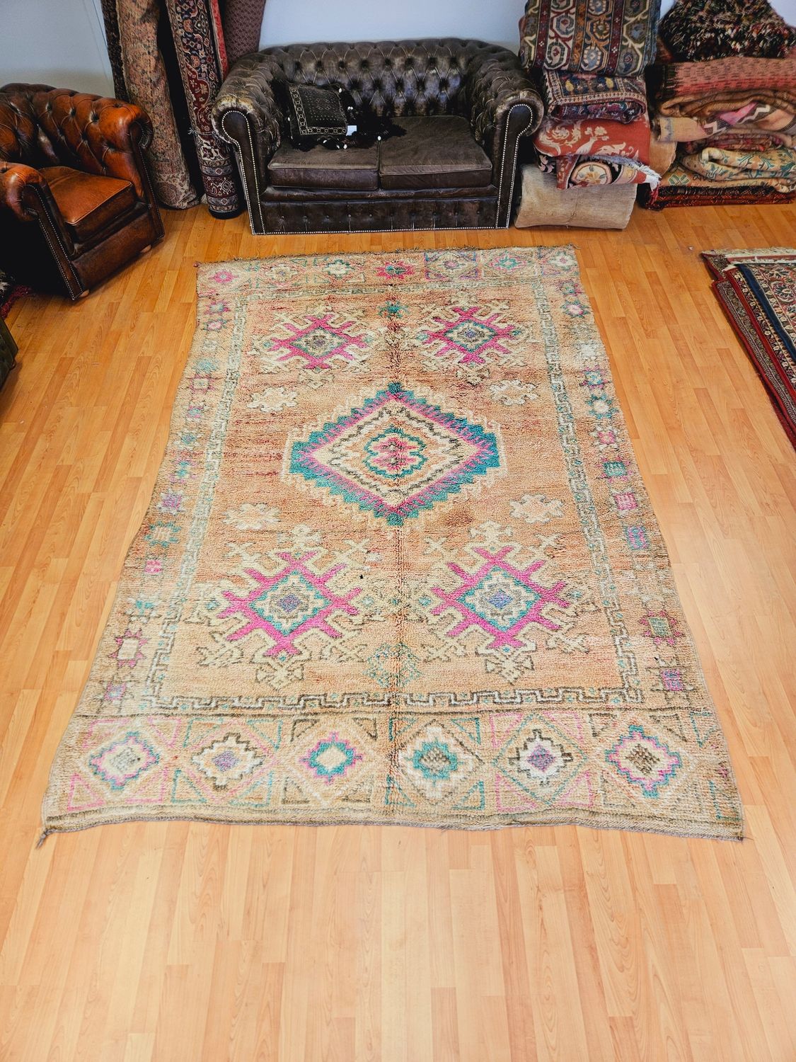 Handgeknoopt Berber Tapijt