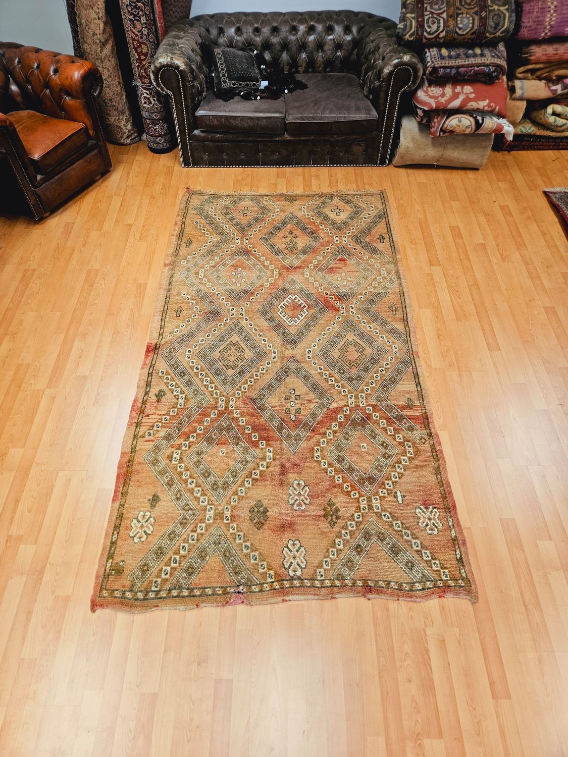 Handgeknoopt Berber Tapijt