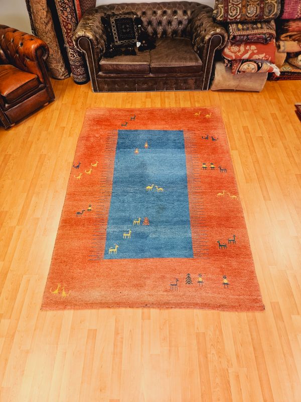 Perzisch Handgeknoopt Gabbeh Tapijt