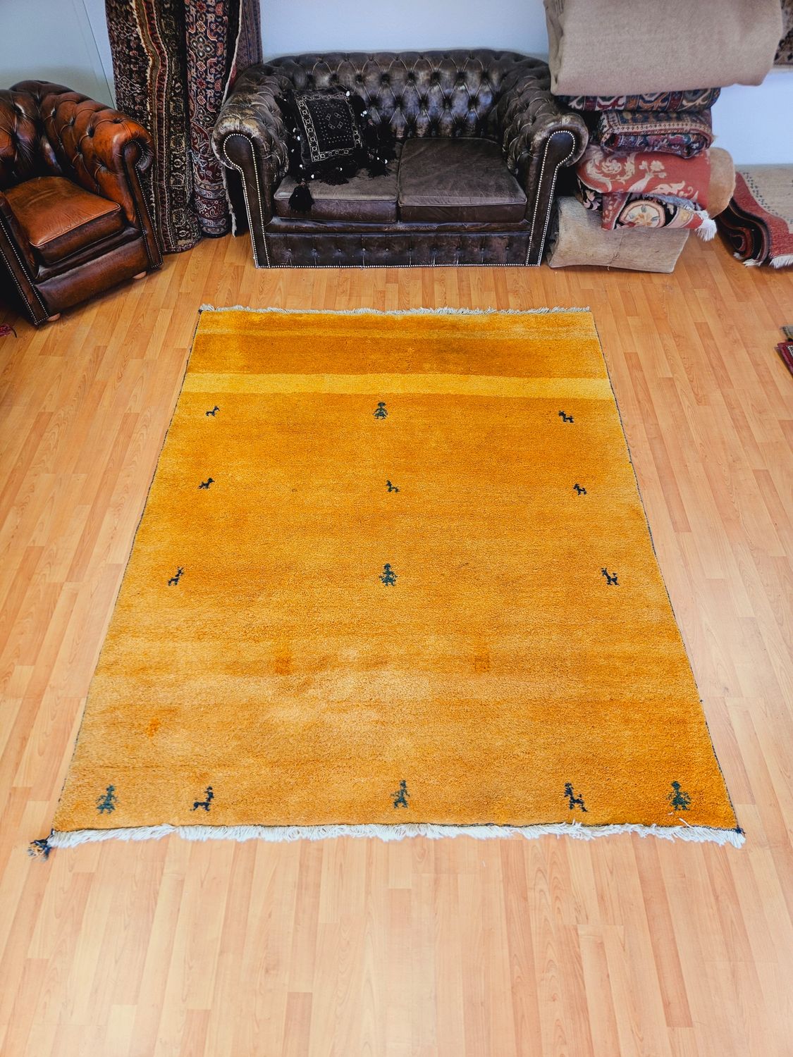 Perzisch Handgeknoopt Gabbeh Tapijt