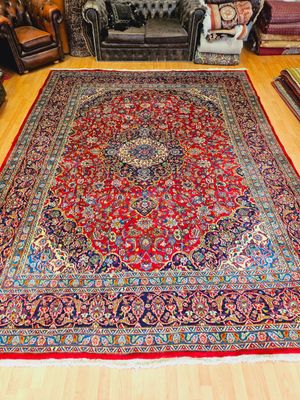 Perzisch Handgeknoopt Keshan Tapijt