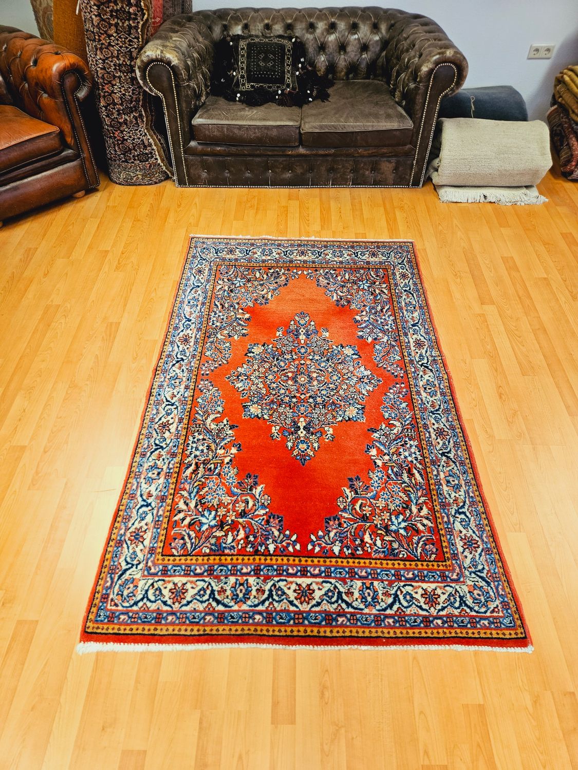 Perzisch Handgeknoopt Sarough Tapijt