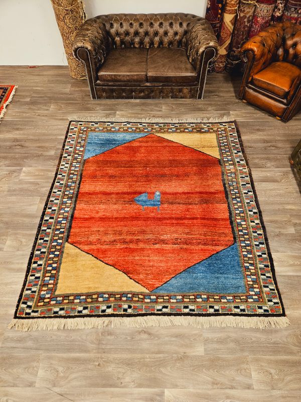 Perzisch Handgeknoopt Gabbeh Tapijt