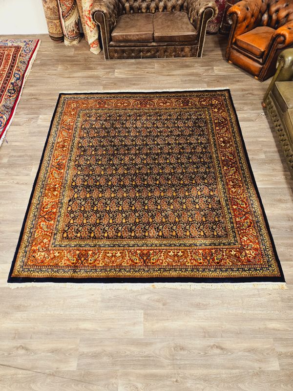 Perzisch Handgeknoopt Ghoum Tapijt