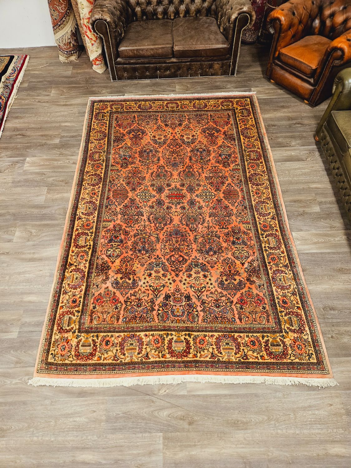 Perzisch Handgeknoopt Sarough Tapijt