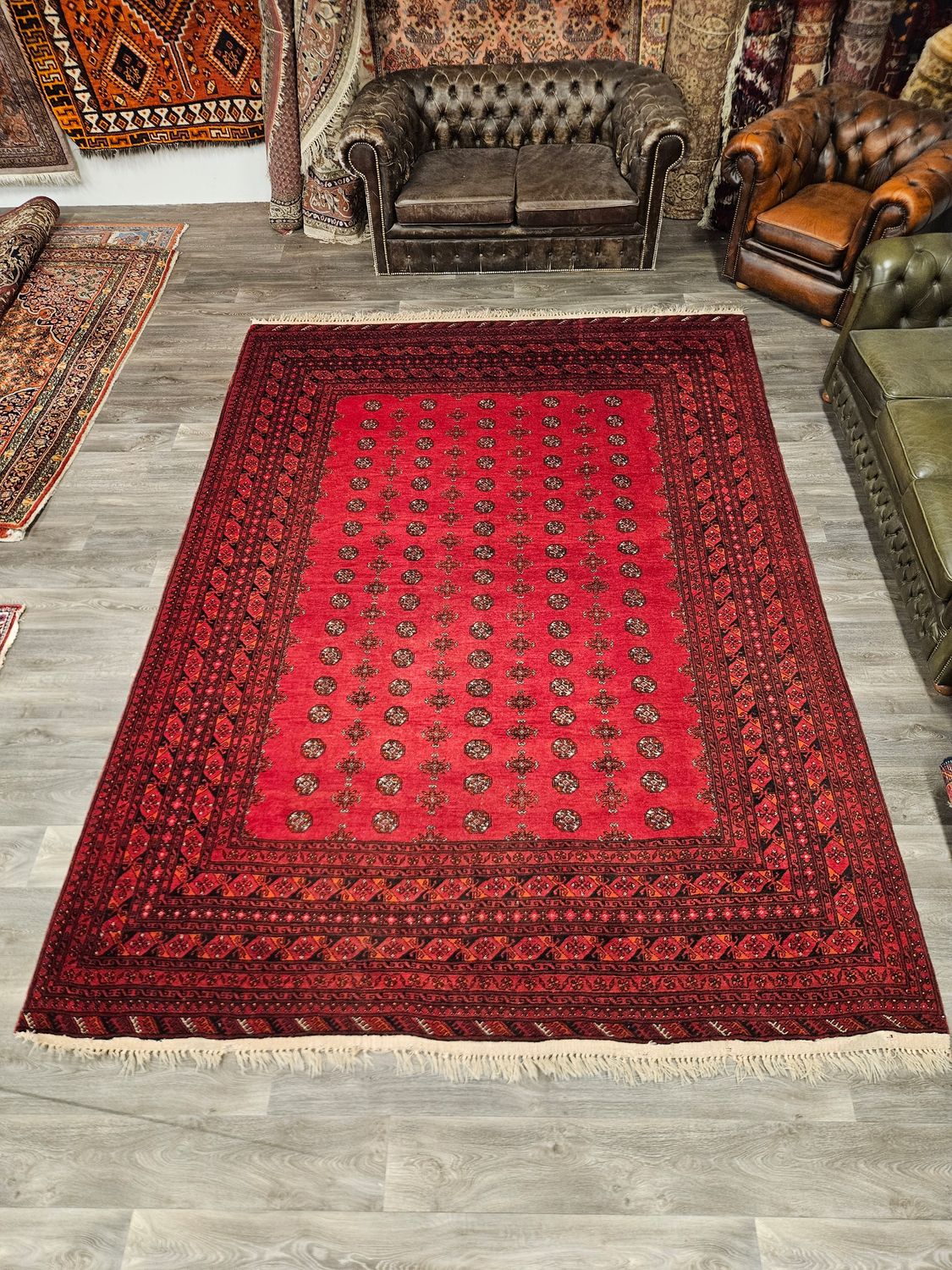 Afghaans Handgeknoopt Tapijt