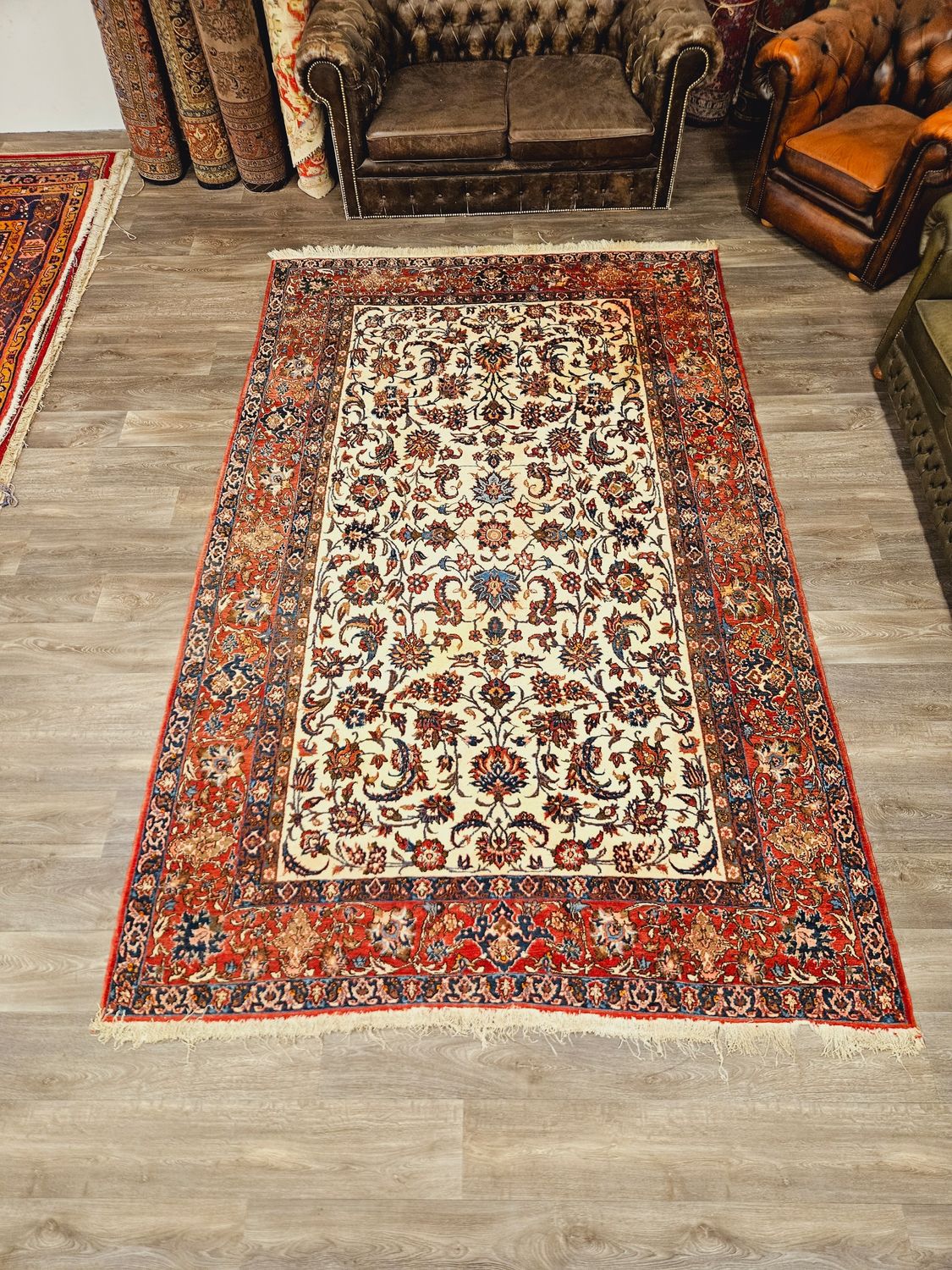 Perzisch Handgeknoopt Najafabad Tapijt