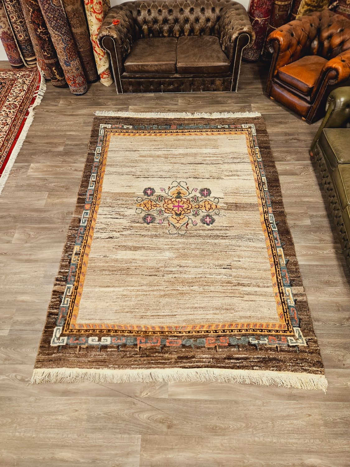 Handgeknoopt Tapijt uit Nepal