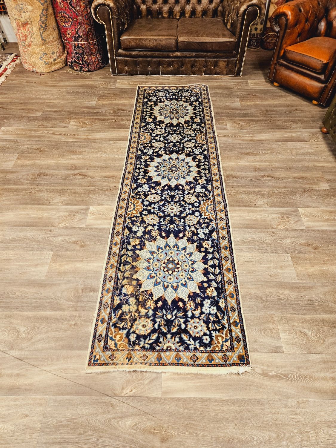 Perzisch Handgeknoopte Nain Loper