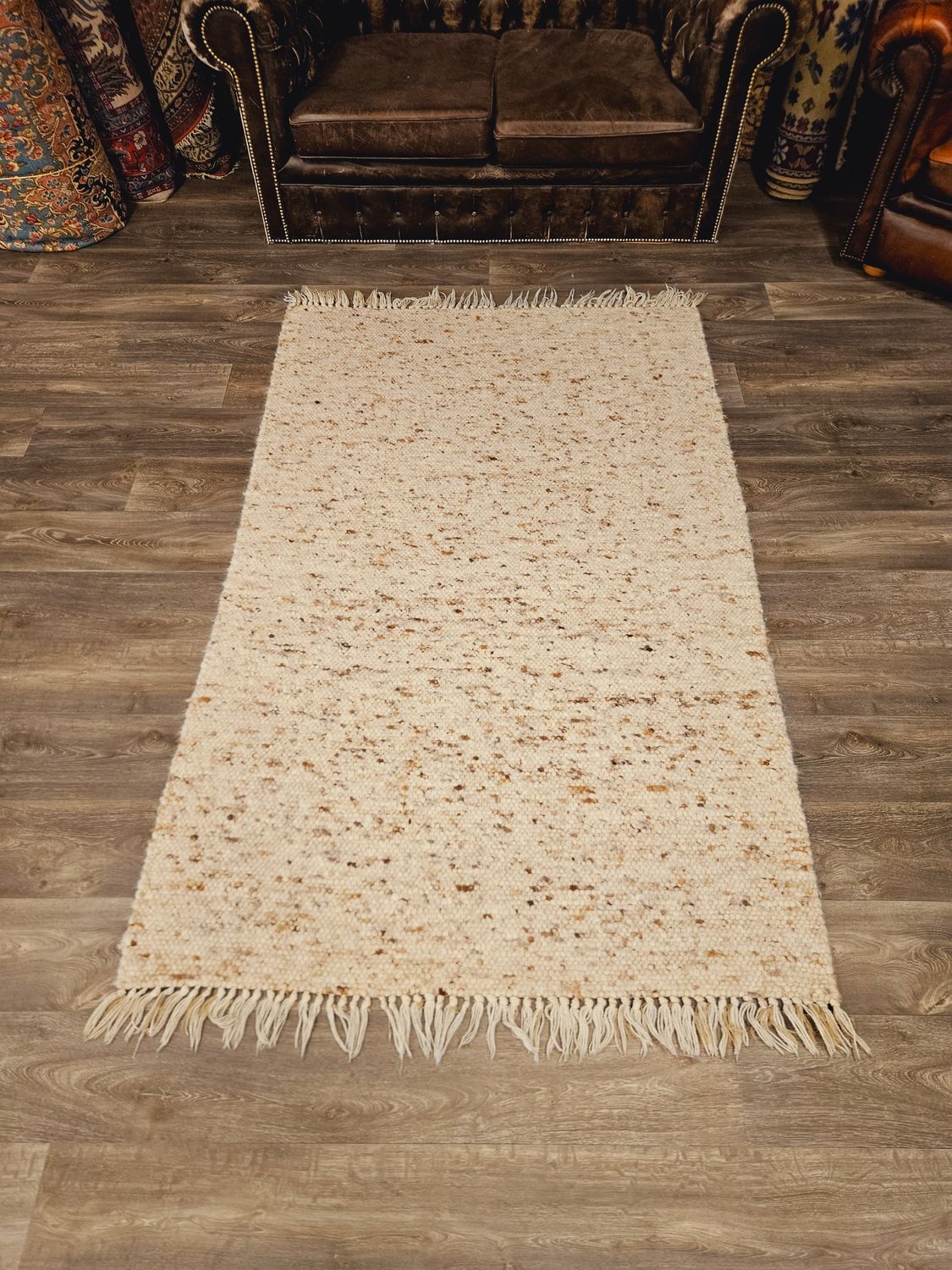 Handgeweven Kelim Tapijt