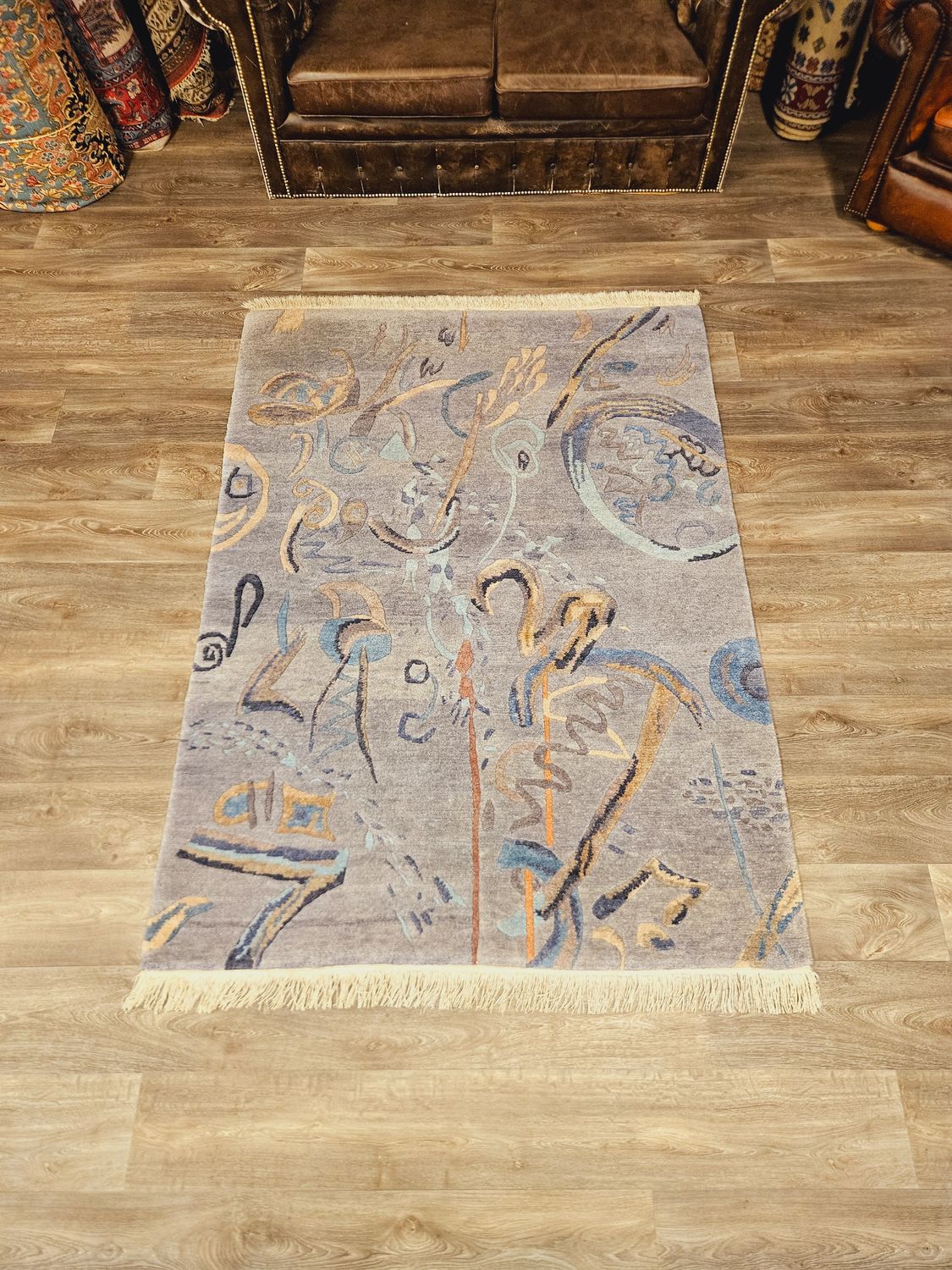 Handgeknoopt Tapijt uit Nepal