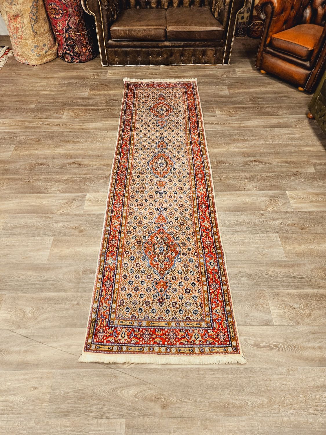 Perzisch Handgeknoopte Moud Loper