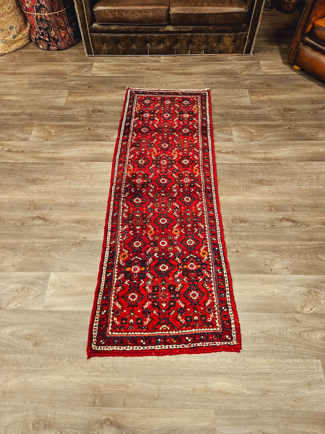 Perzisch Handgeknoopte Hamadan Loper